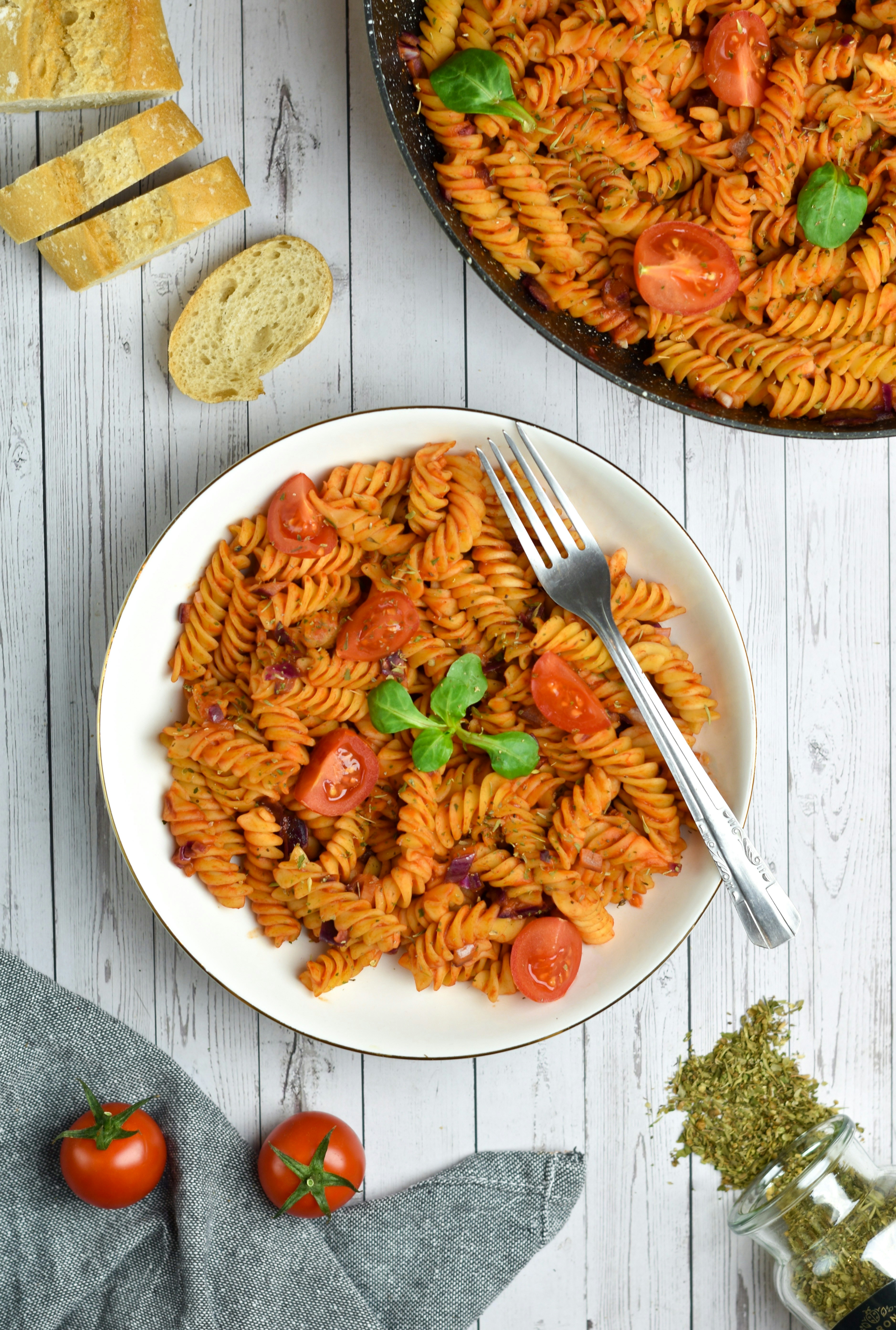 Pastas con salsa